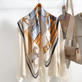 Silk scarves and square scarves