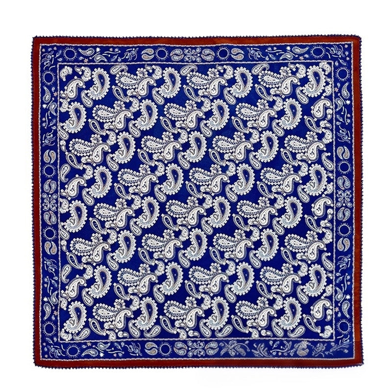 Silk double crepe cashew lace scarf shawl